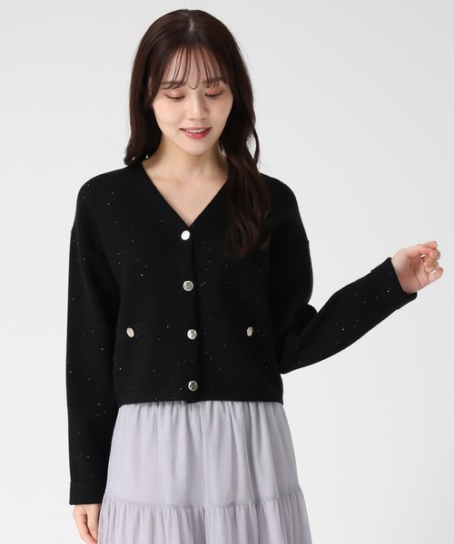 新品☆31 Sons de mode ビジューボタン Vネックアンサンブル 31 Sons de mode - ビジューボタン Vネックニットの通販 by SHOP