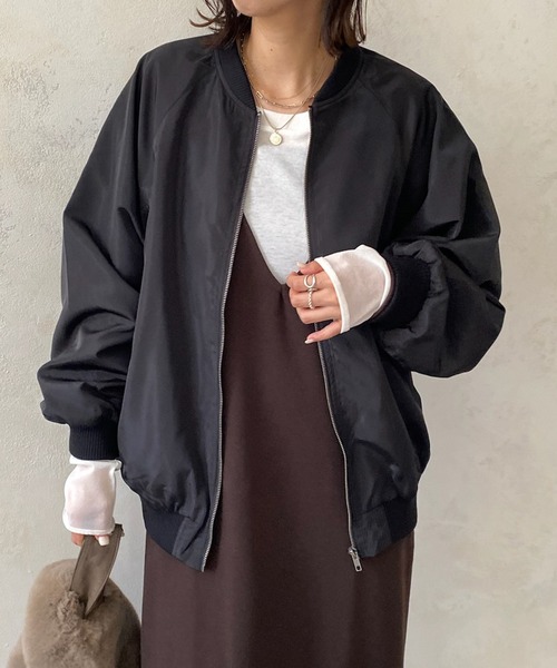 DouDou（ドゥドゥ） ブルゾン FREE ブラック レディース : ZOZOTOWN