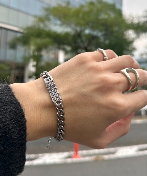 POLICE シルバーチェーンブレスレット POLICE（ポリス） ブレスレット CHAINMALE チェーン ブレスレット
