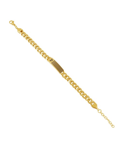 POLICE ポリス ゴールドチェーン ブレスレット ローライダー 美品 付属付 POLICE（ポリス） ブレスレット CHAINMALE チェーン ブレスレット