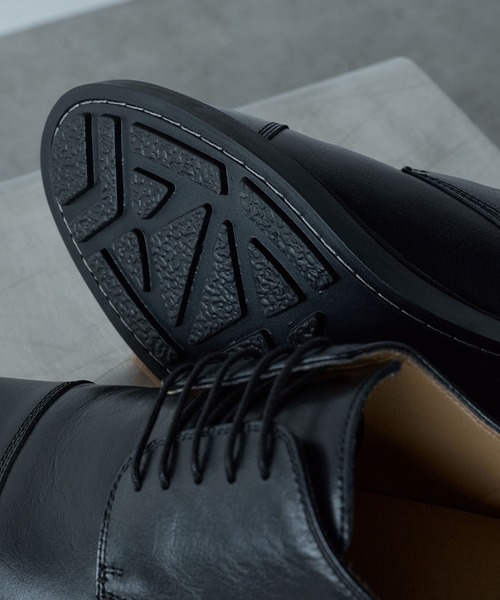 WYM LIDNM ビジネスシューズ GENUINE LEATHER PLAIN DERBY SHOES