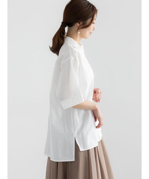 「Te chichi」 7分袖ブラウス F サックスブルー レディース_画像9