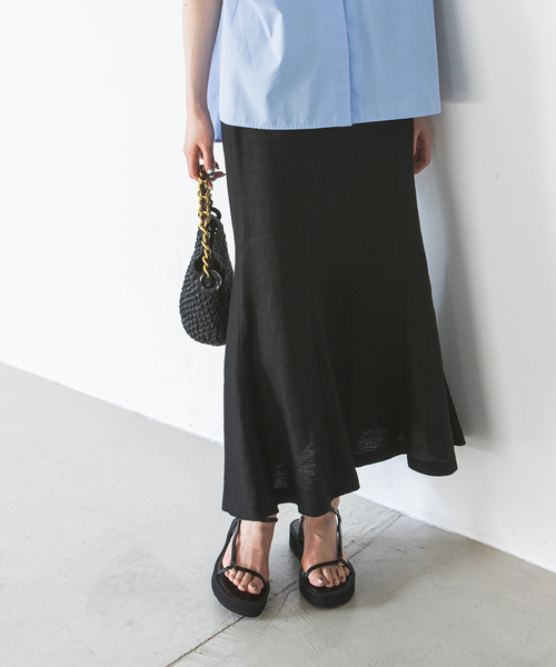 「NOBLE」 スカート 34 ブラック レディース_画像4