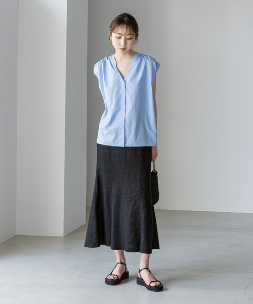 「NOBLE」 スカート 34 ブラック レディース_画像6