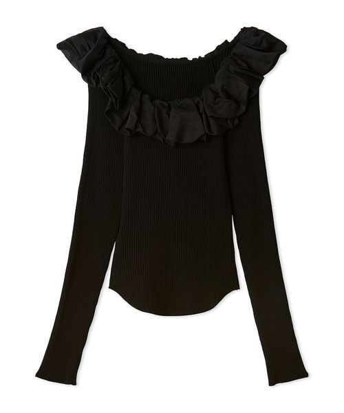 シアーフリルニットプルオーバー シアーフリルニットプルオーバー – LIAN