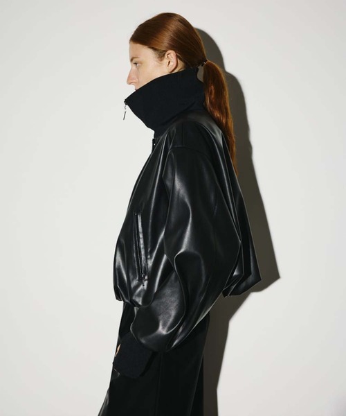 RIM.ARK ブルゾン アウター 「RIM.ARK/リムアーク」Synthetic leather