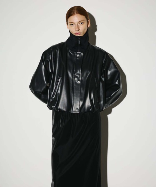 RIM.ARK ブルゾン アウター 「RIM.ARK/リムアーク」Synthetic leather