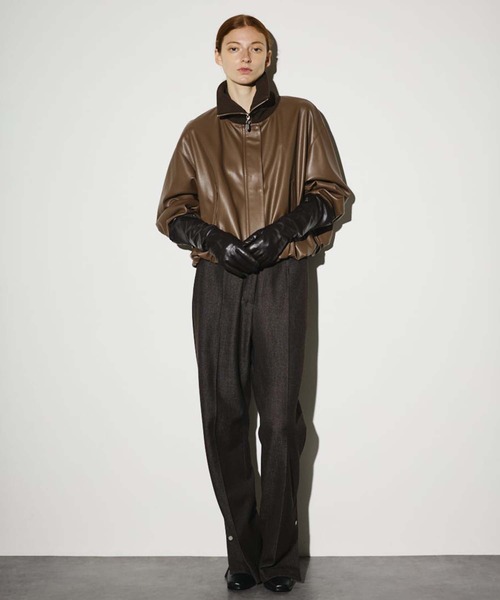 RIM.ARK ブルゾン アウター 「RIM.ARK/リムアーク」Synthetic leather