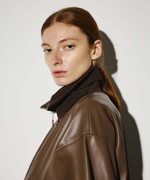 RIM.ARK ブルゾン アウター 「RIM.ARK/リムアーク」Synthetic leather