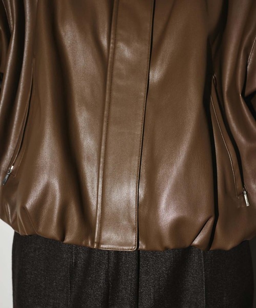 RIM.ARK ブルゾン アウター 「RIM.ARK/リムアーク」Synthetic leather