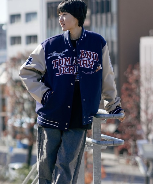 スタジャン 「SEQUENZ/シークエンズ」TOM＆JERRY トムとジェリー