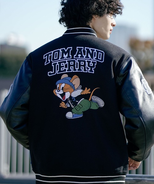 スタジャン 「SEQUENZ/シークエンズ」TOM＆JERRY トムとジェリー