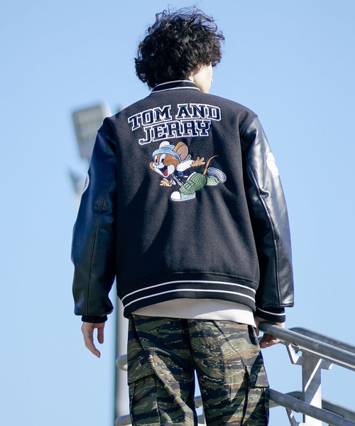 スタジャン 「SEQUENZ/シークエンズ」TOM＆JERRY トムとジェリー