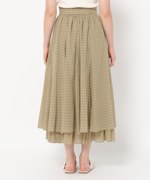 「mysty woman」 フリルスカート FREE アイボリー レディース_画像2