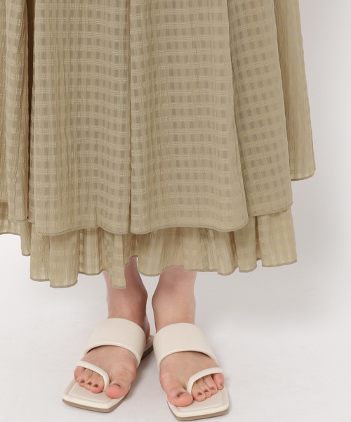 「mysty woman」 フリルスカート FREE アイボリー レディース_画像5