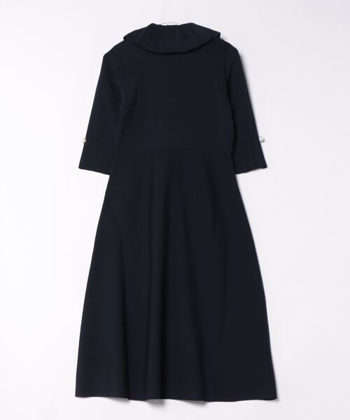 「Maglie le cassetto」 ニットワンピース 7号 ネイビー レディース_画像2