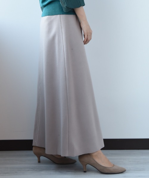 「INTERPLANET」 スカート FREE グレイッシュベージュ レディース_画像4