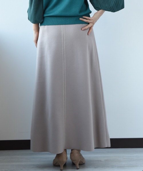 「INTERPLANET」 スカート FREE グレイッシュベージュ レディース_画像5