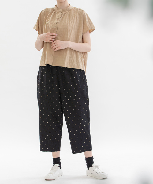 「nop de nod」 イージーパンツ M ダークブルー レディース_画像2