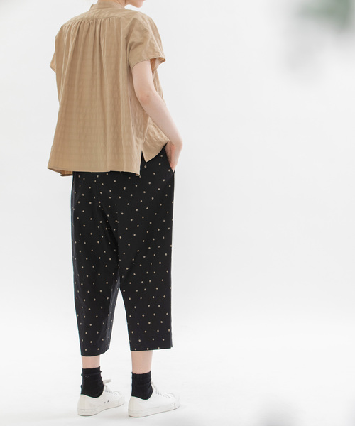 「nop de nod」 イージーパンツ M ダークブルー レディース_画像3