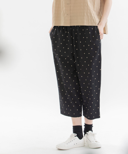 「nop de nod」 イージーパンツ M ダークブルー レディース_画像5