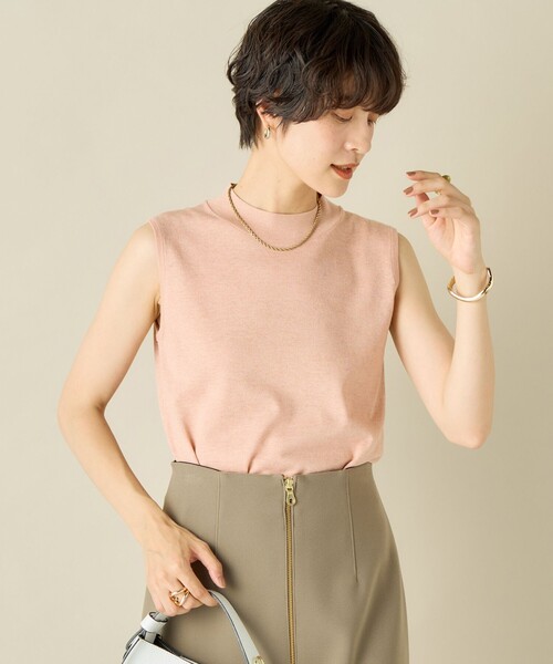 「NOLLEY'S Sophi」 ノースリーブニット 38 グレー レディース_画像5