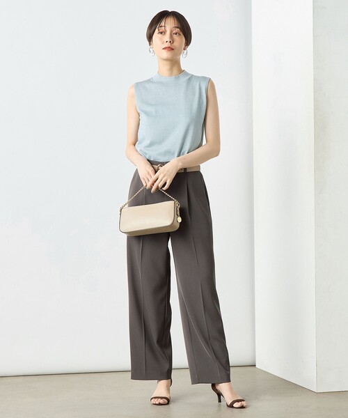 「NOLLEY'S Sophi」 ノースリーブニット 38 グレー レディース_画像9