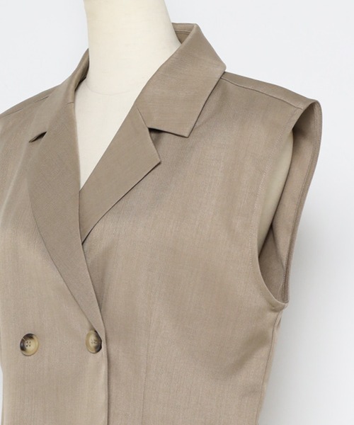 「Bonjour Sagan」 ベスト FREE ブラック レディース_画像6