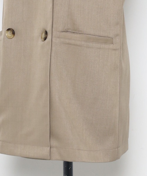 「Bonjour Sagan」 ベスト FREE ブラック レディース_画像7