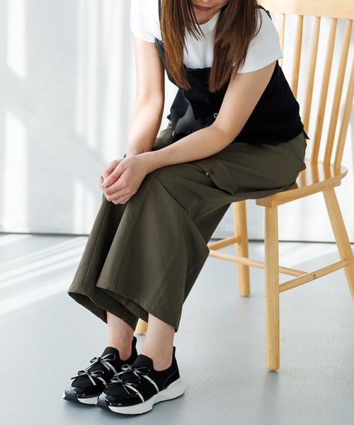 attagirl（アタガール） スニーカー ダブルリボンニットスリッポン