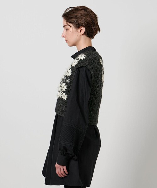 ＜Pheeta＞Clara フラワー ニットベスト/014C―HN1 Pheeta＞Clara フラワー ニットベスト/014C―HN1