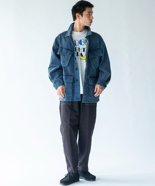 「Johnbull」 イージーパンツ SMALL ベージュ メンズ_画像9