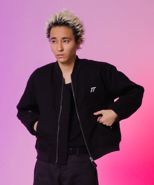 「D.TT.K」 ブルゾン MEDIUM ブラック メンズ_画像3