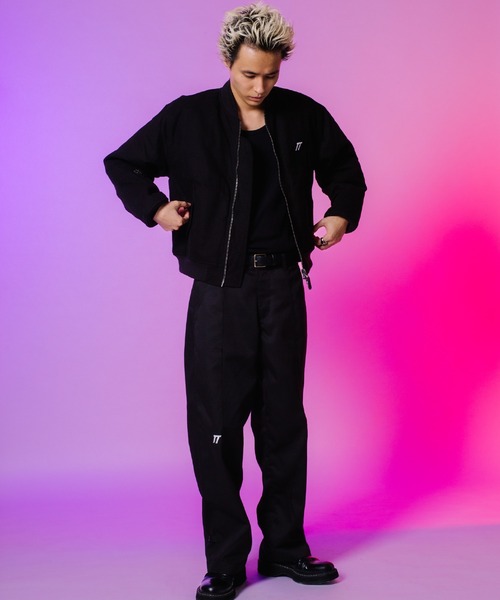 「D.TT.K」 ブルゾン MEDIUM ブラック メンズ_画像4