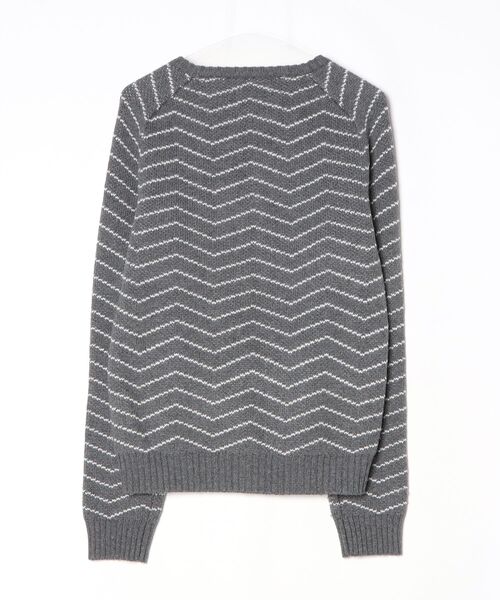 「Saturdays NYC」 長袖ニット SMALL チャコールグレー メンズ_画像2