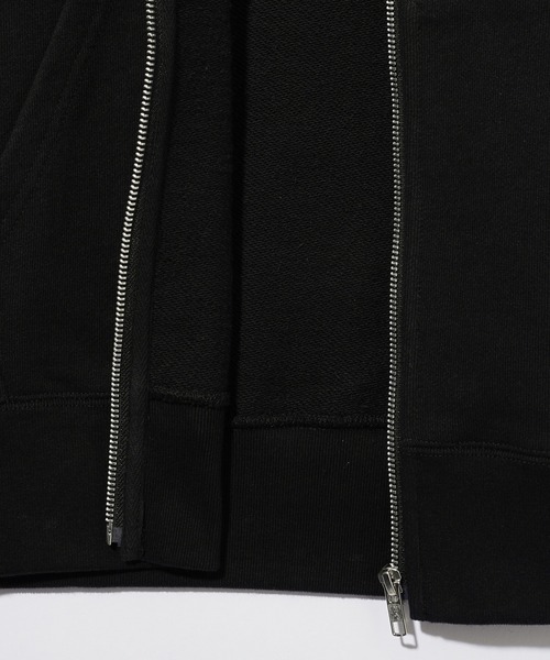 「SILAS」 ジップアップパーカー X-LARGE ブラック メンズ_画像7