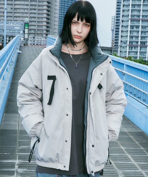 ASAHI　【美品】イレーヴアイボリーブルゾン FRAY I.D（フレイ・アイディー） ブルゾン アウター 「Reebok× FRAY