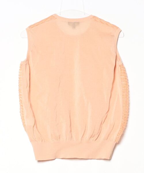 DRAWER（ドゥロワー） ノースリーブニット 1 ピンク レディース