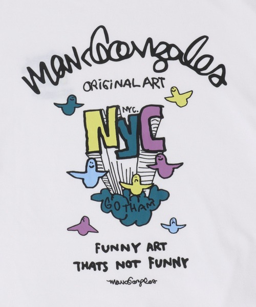 「Mark Gonzales」 プルオーバーパーカー X-LARGE ブラック メンズ_画像3