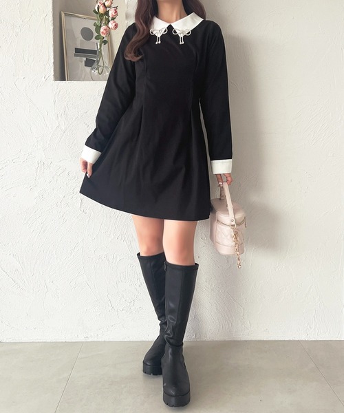 「apres jour」 長袖ワンピース X-LARGE ピンク レディース_画像5