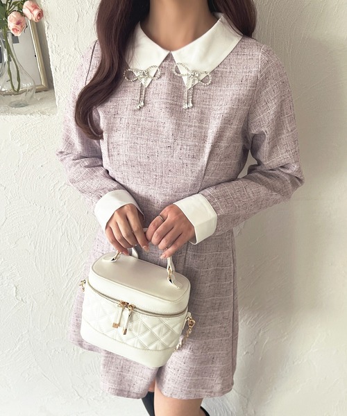 「apres jour」 長袖ワンピース X-LARGE ピンク レディース_画像8