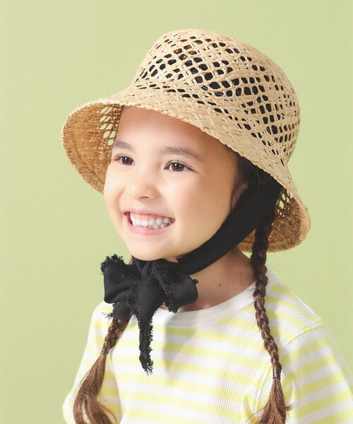 帽子 ハット 「別注」La Maison de Lyllis / クロシェ スカーフ ハット 2026SS キッズ 子供 男の子 女の子の画像
