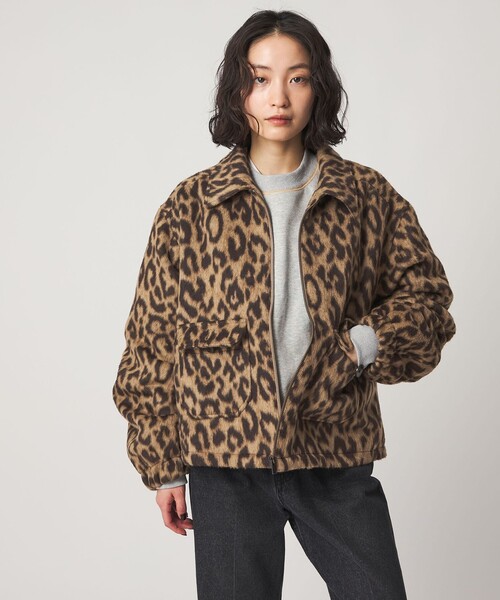 CITEN（シテン） ブルゾン アウター 「CITEN」レオパードブルゾン