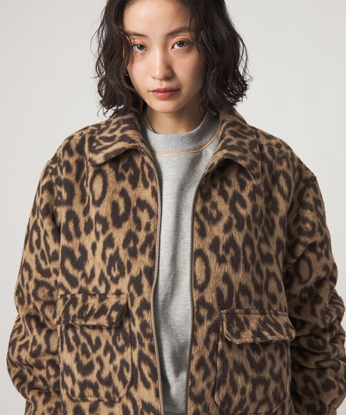CITEN レオパードブルゾン　サンプル品 CITEN（シテン） ブルゾン アウター 「CITEN」レオパードブルゾン