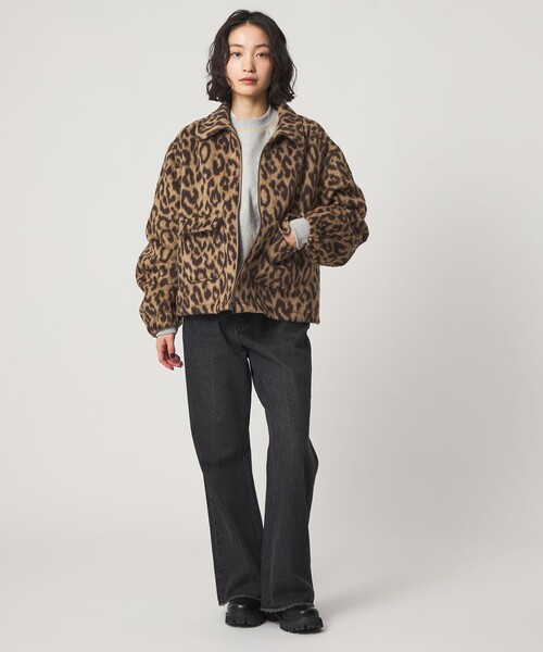 CITEN（シテン） ブルゾン アウター 「CITEN」レオパードブルゾン