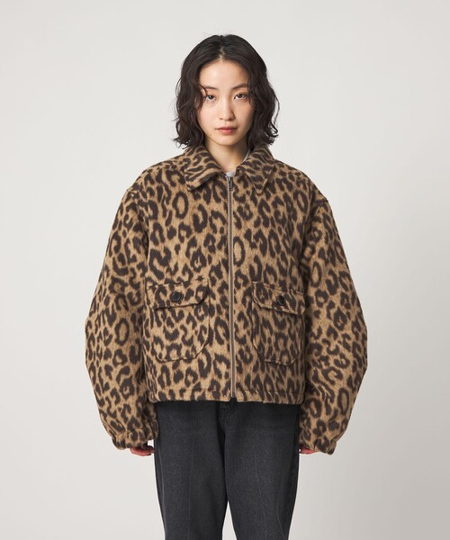CITEN レオパードブルゾン　サンプル品 CITEN（シテン） ブルゾン アウター 「CITEN」レオパードブルゾン