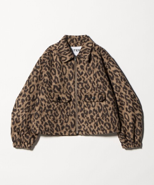 CITEN（シテン） ブルゾン アウター 「CITEN」レオパードブルゾン