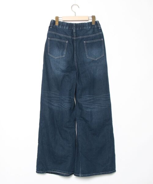 「antiqua」 デニムパンツ L インディゴブルー レディース_画像2