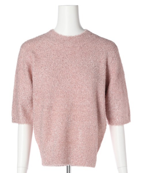 「Apuweiser-riche」 半袖ニット 2 グレー レディース_画像3