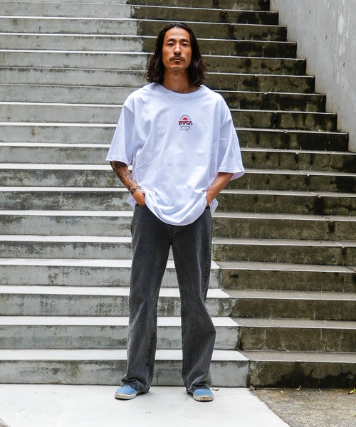 「RVCA」 半袖Tシャツ X-LARGE ホワイト メンズ_画像2